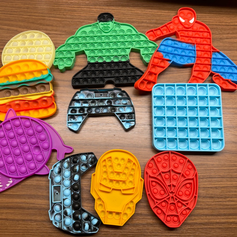 Colorful Pop It Fidget Toy Set